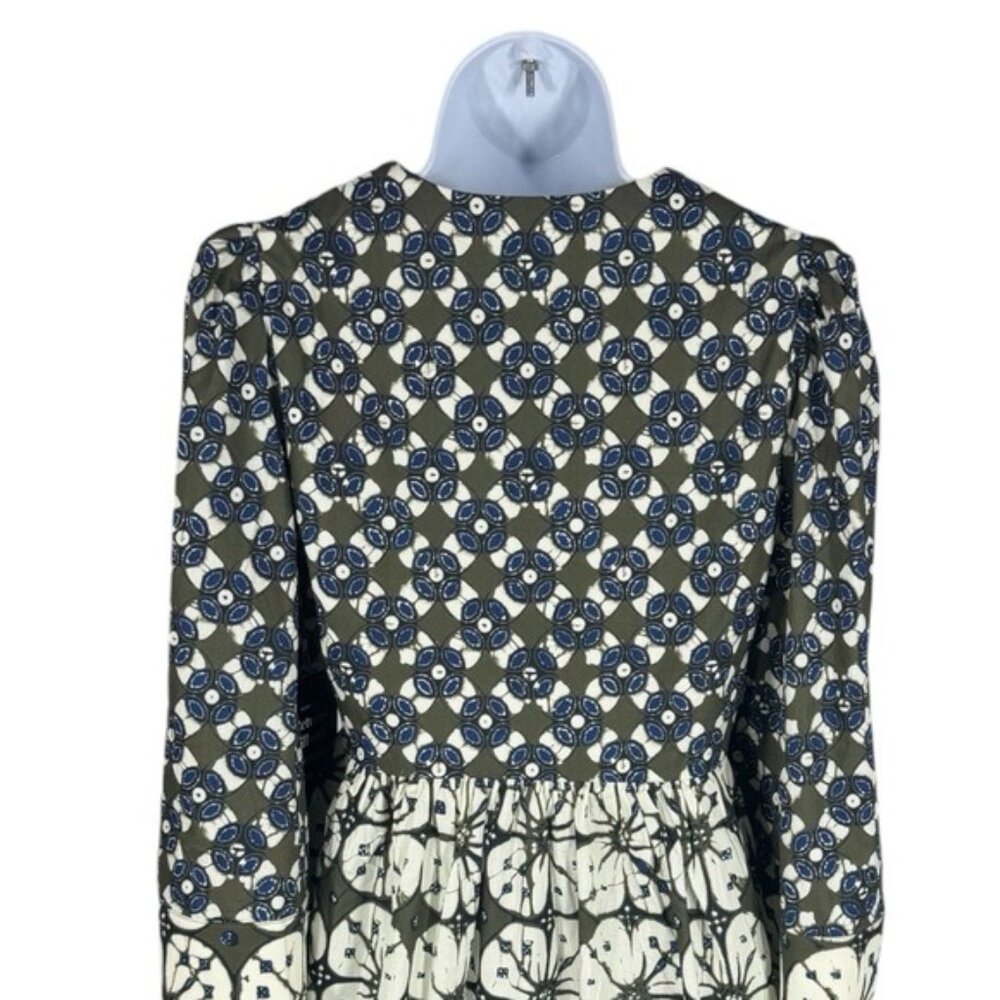 Tuckernuck Izzie Mini Dress Batik Medallion Print Bell Sleeve NWT Size M - Picture 9 of 12